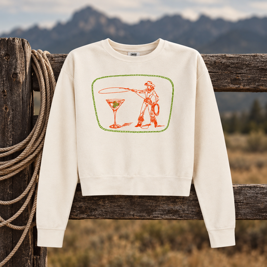 Martini Cowgirl Sweatshirt