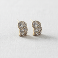Load image into Gallery viewer, Zirconia C-Shape Stud Earrings
