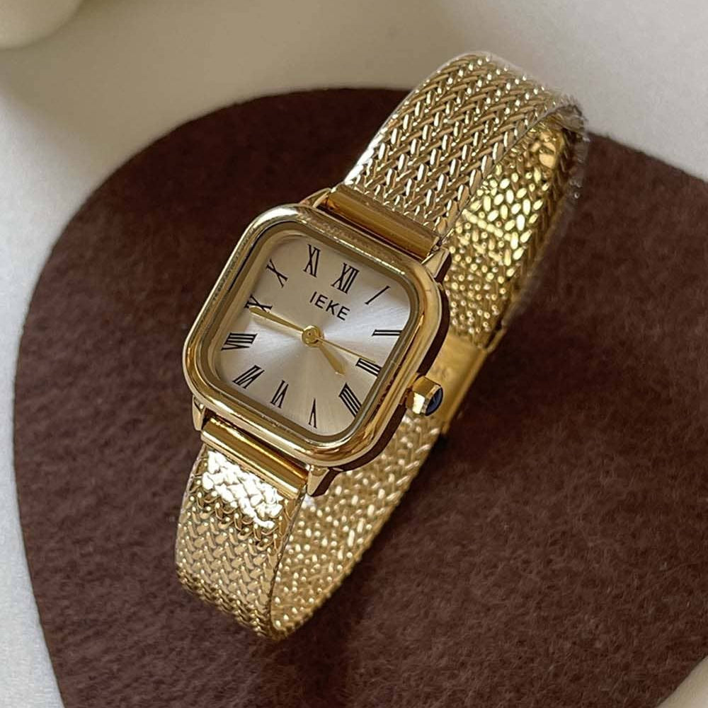 Retro Roman Numeral Quartz Watch