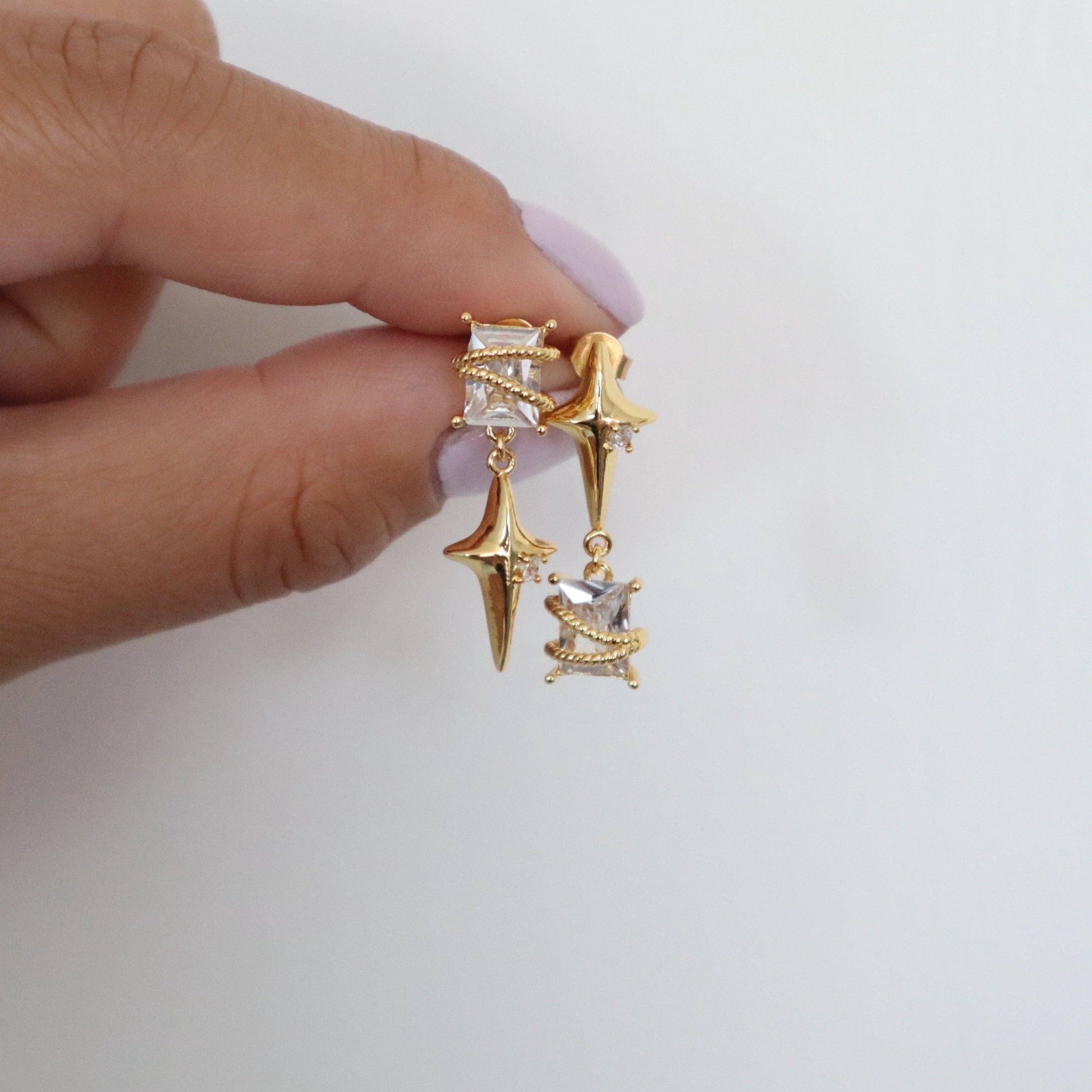 Starlight Dangle Earrings | Statement Earrings