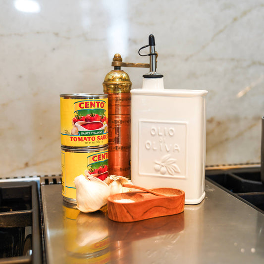 White Ceramic Oil Dispenser