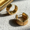 Load image into Gallery viewer, Isla Gold Hoop Earrings
