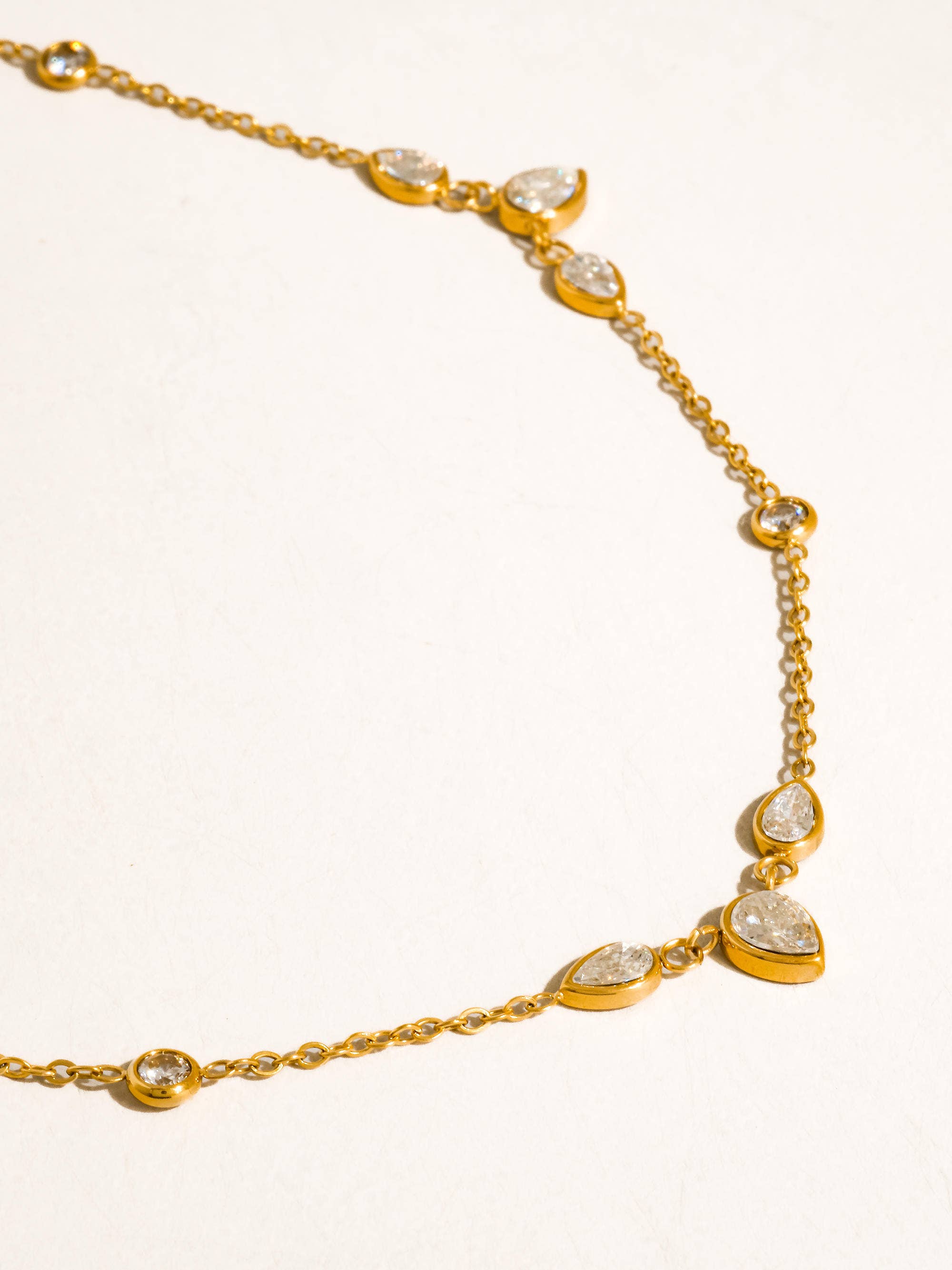 Elarae Teardrop Layered Necklace