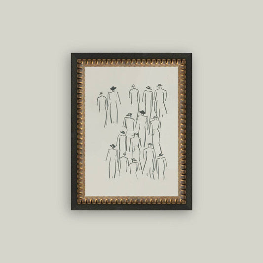 Hat Wearing Crowd 8 x 10