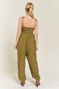 Load image into Gallery viewer, Smocked Tie Strap Jumpsuit
