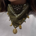 Load image into Gallery viewer, The Mystic Green Bandana Necklace
