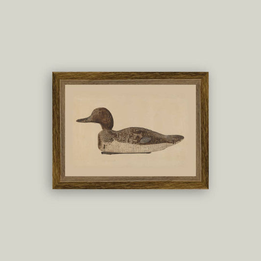 Wooden Duck Decoy 9 x 7