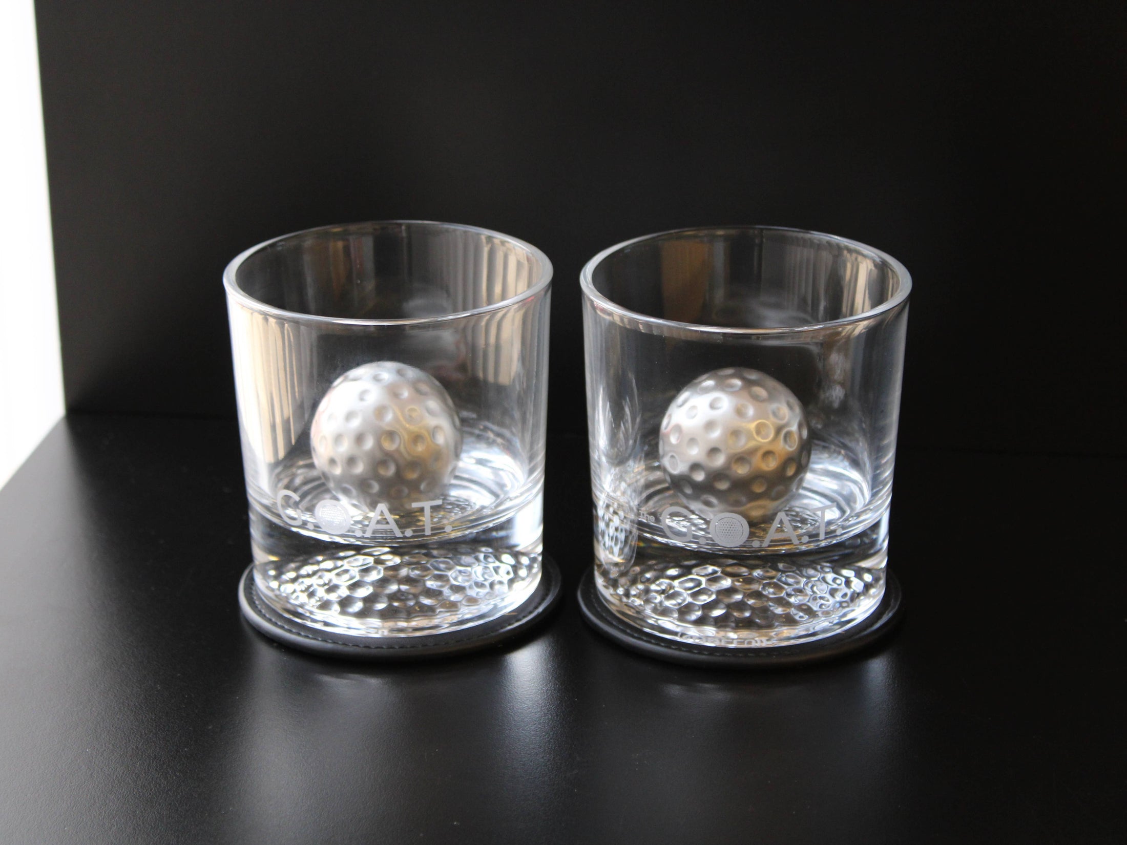Whiskey GOLF Steel Ice Balls - New NOBLESIP Premium Gift Box