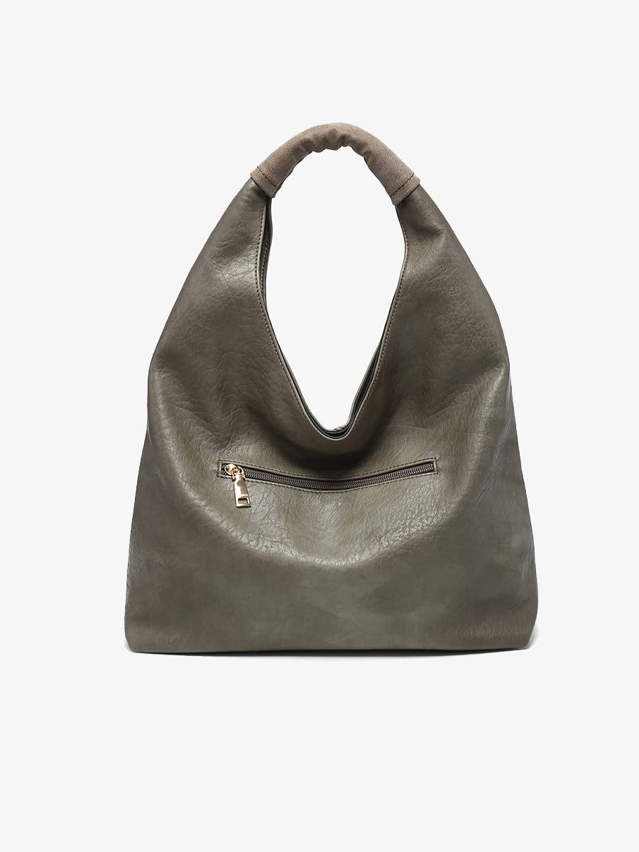 Kat Distressed Hobo Bag