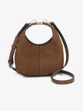 Load image into Gallery viewer, Elena Convertible Suede Crossbody Bag
