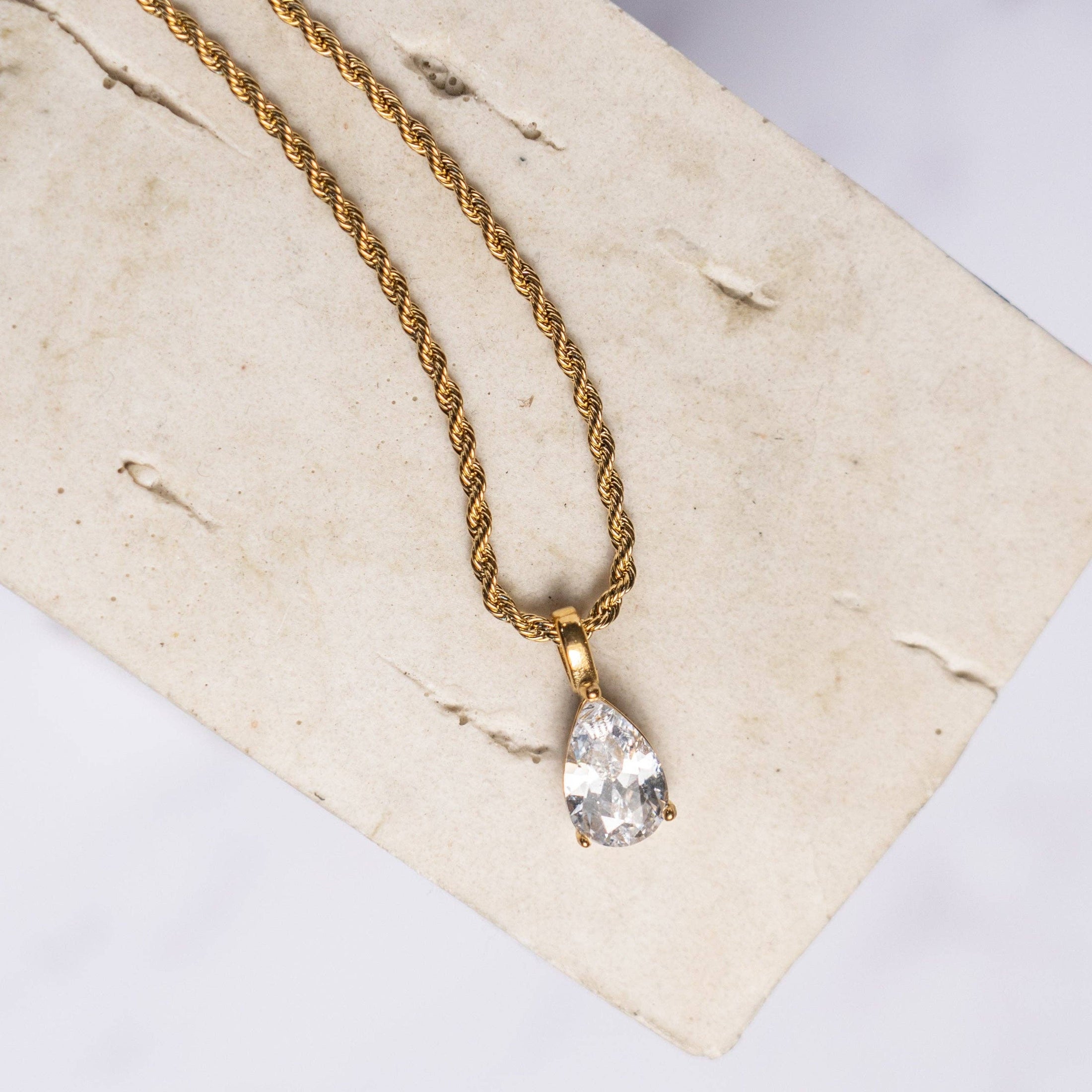 Marita Cubic Zirconia Pendant Necklace
