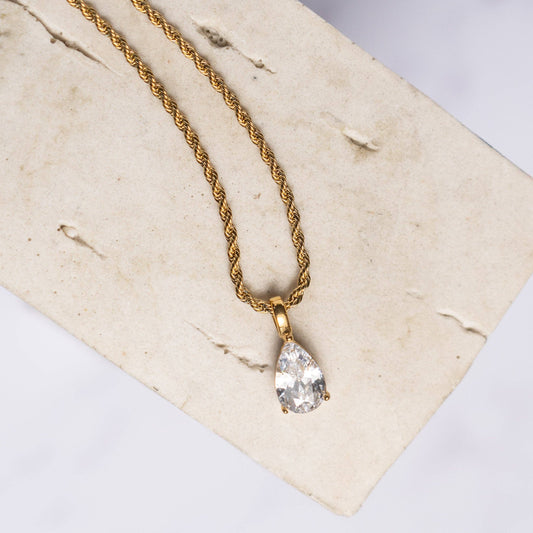 Marita Cubic Zirconia Pendant Necklace