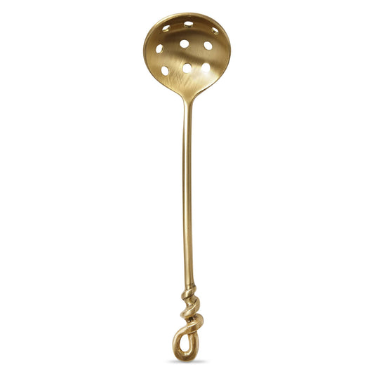 Forged Brass Olive Spoon