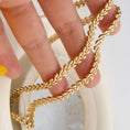 Load image into Gallery viewer, Vern 18K Gold Non-Tarnish Classic Wheat Chain
