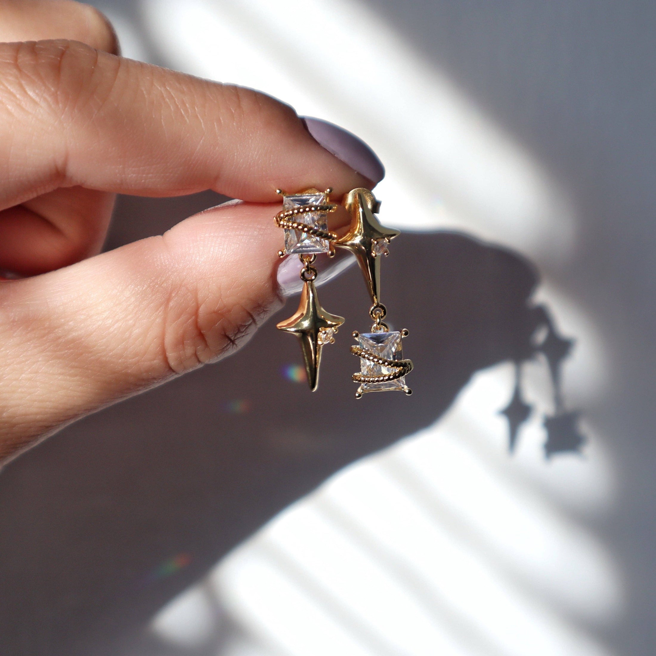 Starlight Dangle Earrings | Statement Earrings