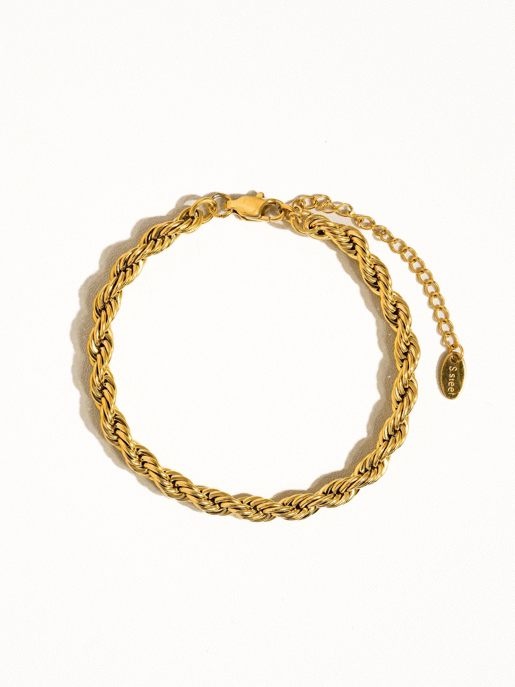 Sadie Braided Rope Chain Bracelet