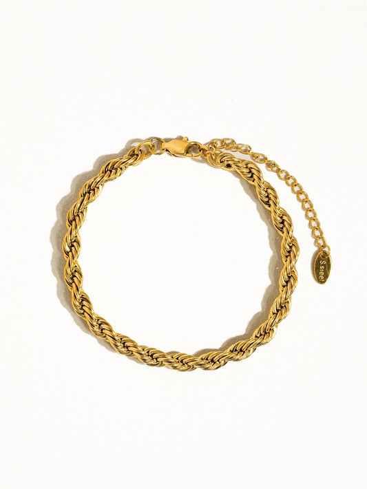 Sadie Braided Rope Chain Bracelet