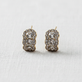 Load image into Gallery viewer, Zirconia C-Shape Stud Earrings
