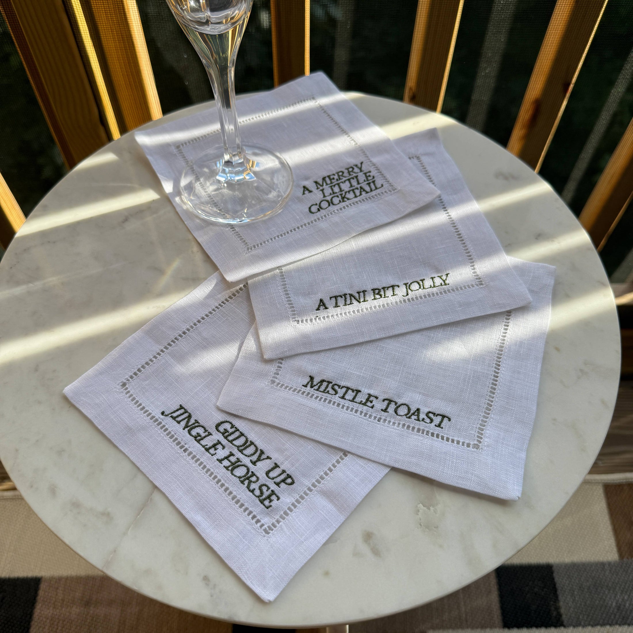 Christmas Cocktail Napkin Set