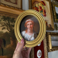 Load image into Gallery viewer, Vintage Style Portrait of Helen Art Print Framed Oval
