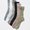 Load image into Gallery viewer, Sheer Stripe Crew Socks
