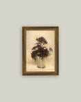 Load image into Gallery viewer, Maroon Flowers Framed Antique Art
