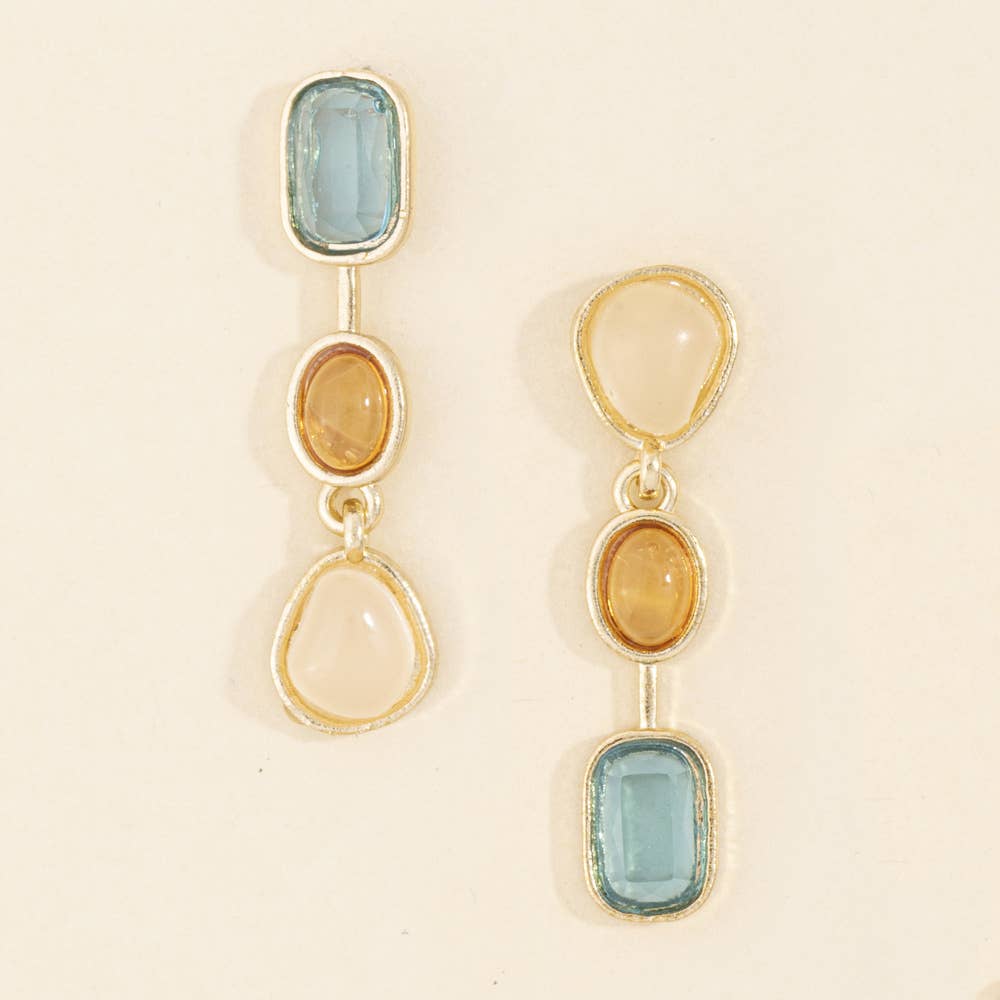Triple Drop Earrings