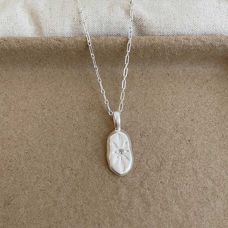 Oval Pendant Necklace