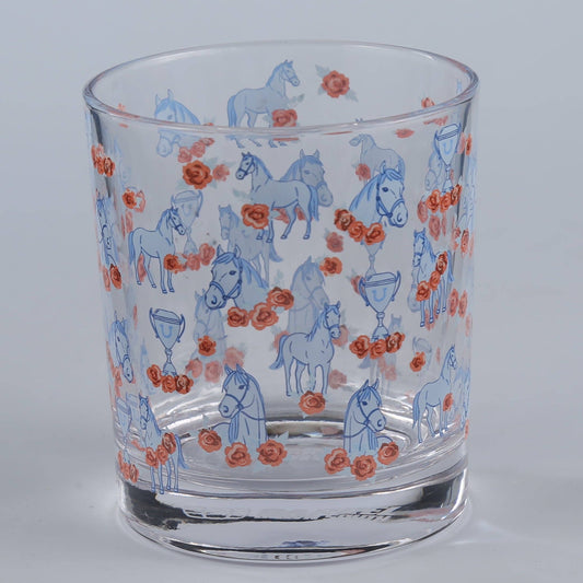 Winning Horse Rocks Glass